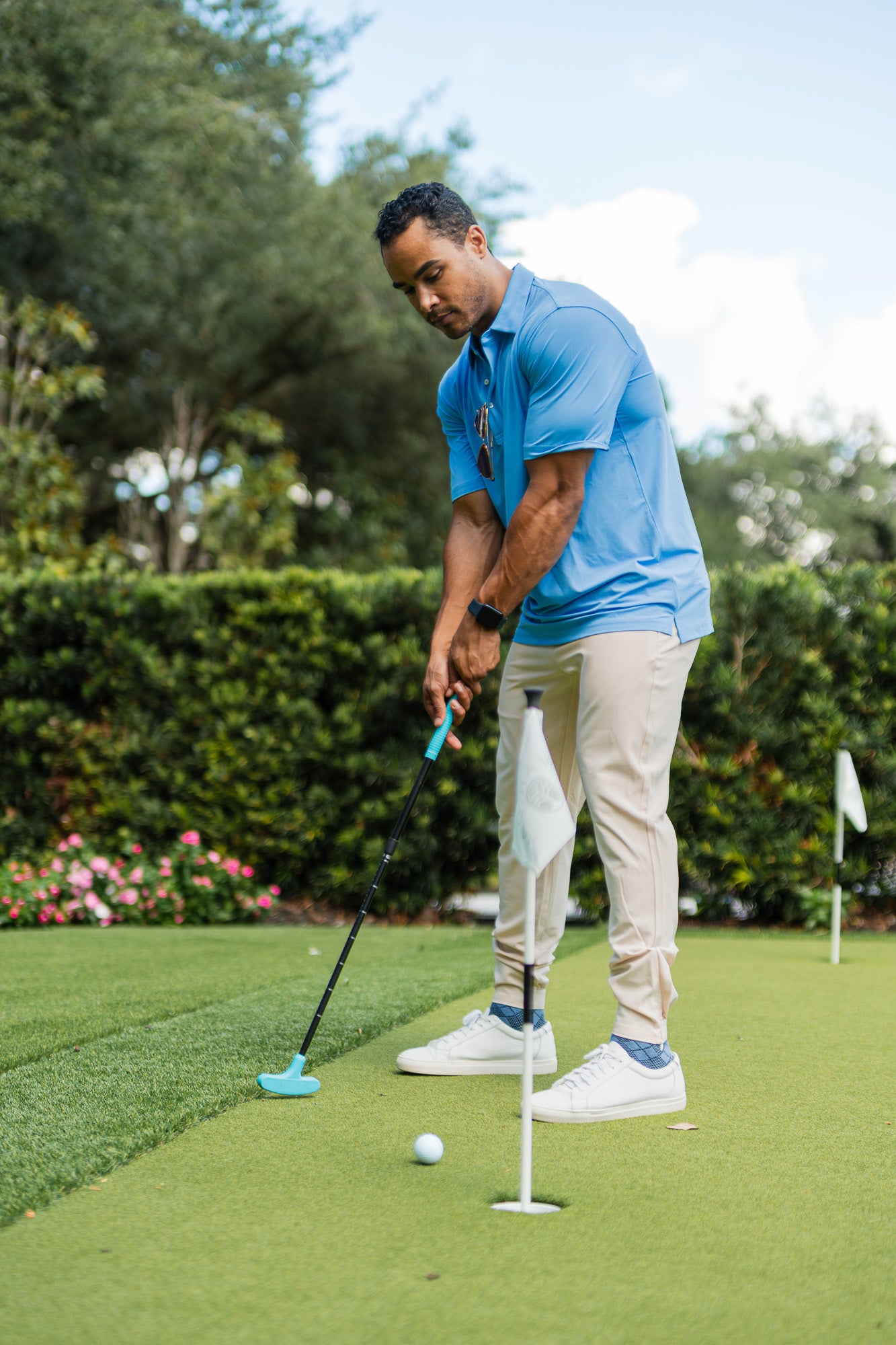 Oxford Blue Reserve Performance Polo