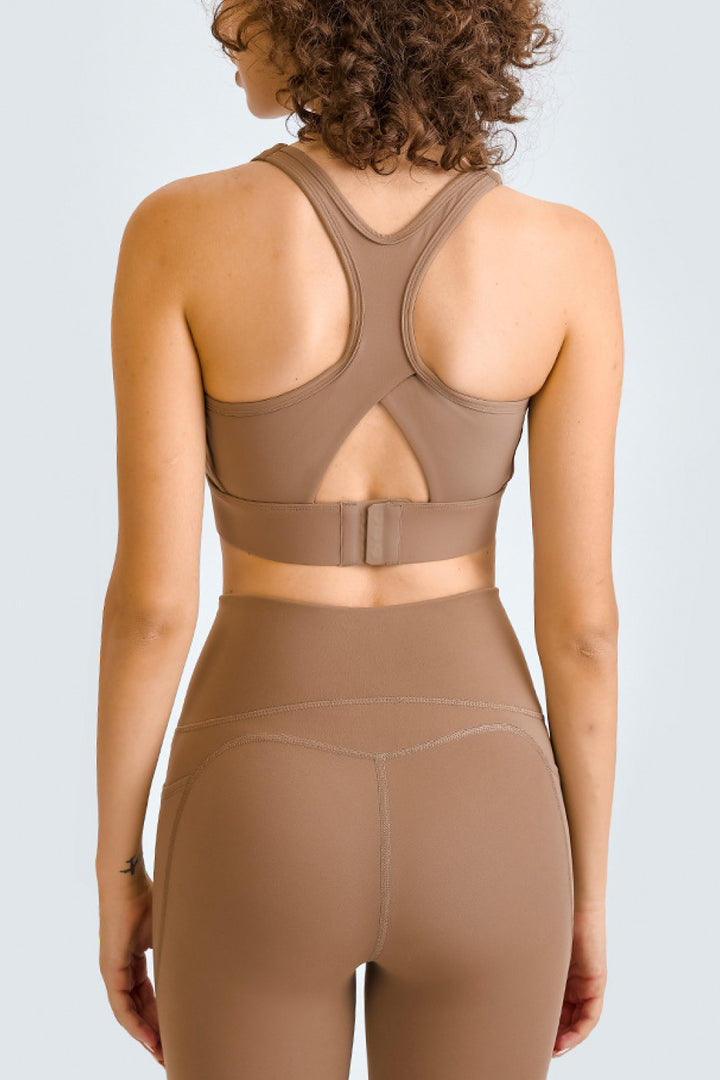 Cross Back Yoga Crop Top