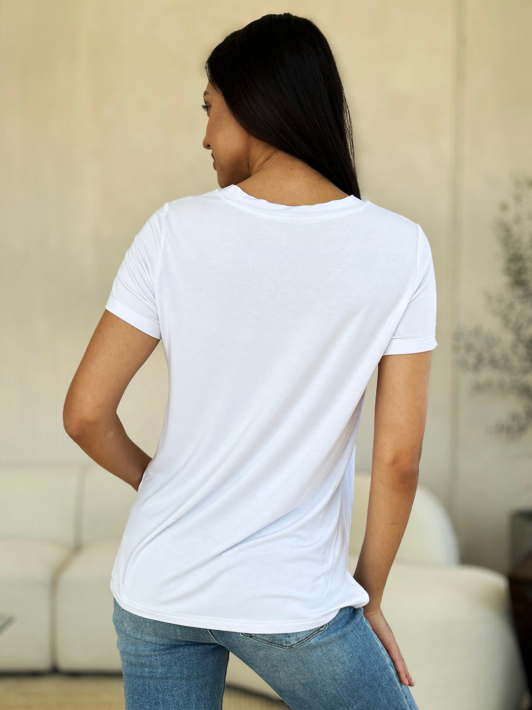 Round Neck Short Sleeve T-Shirt