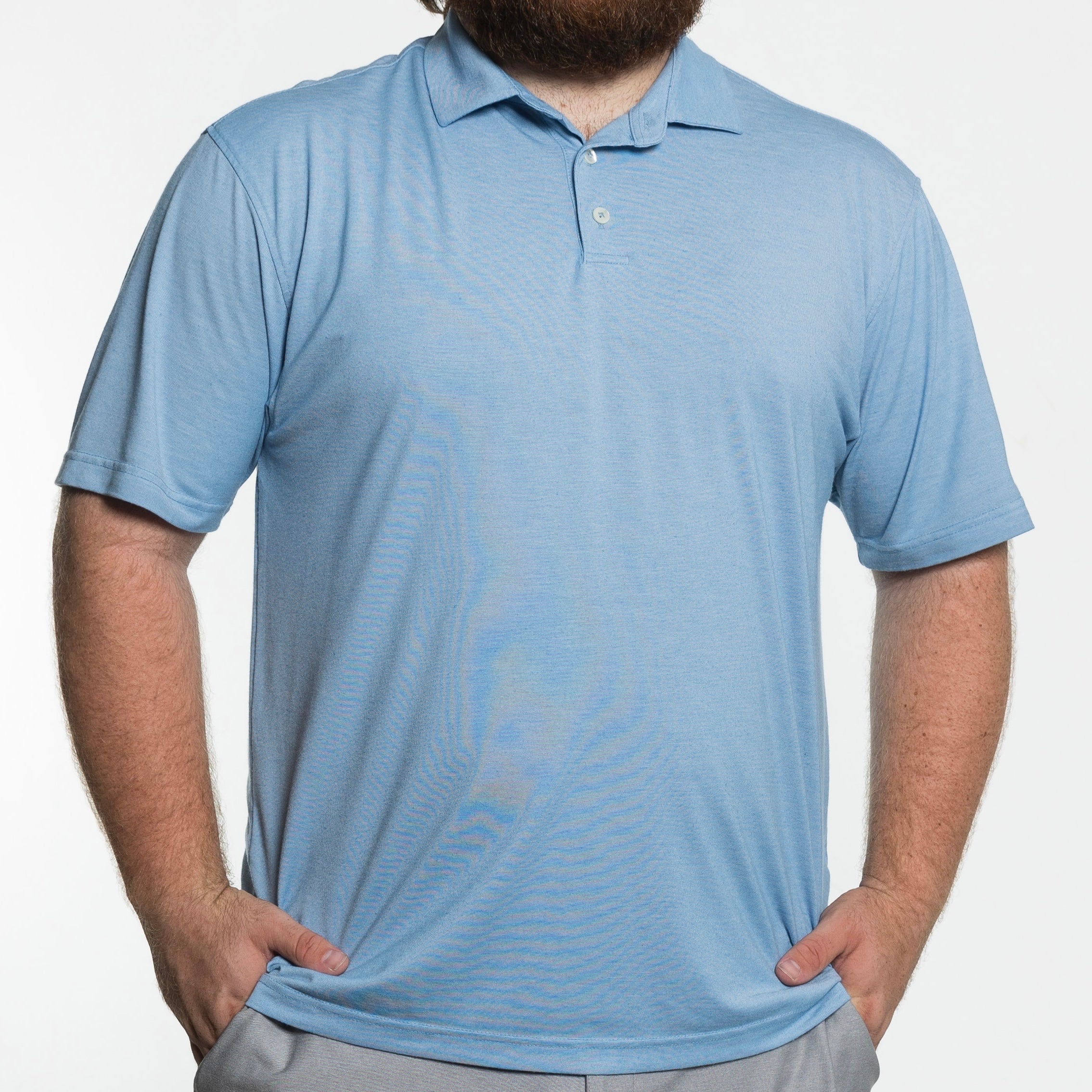 Oxford Blue Reserve Stripe Polo