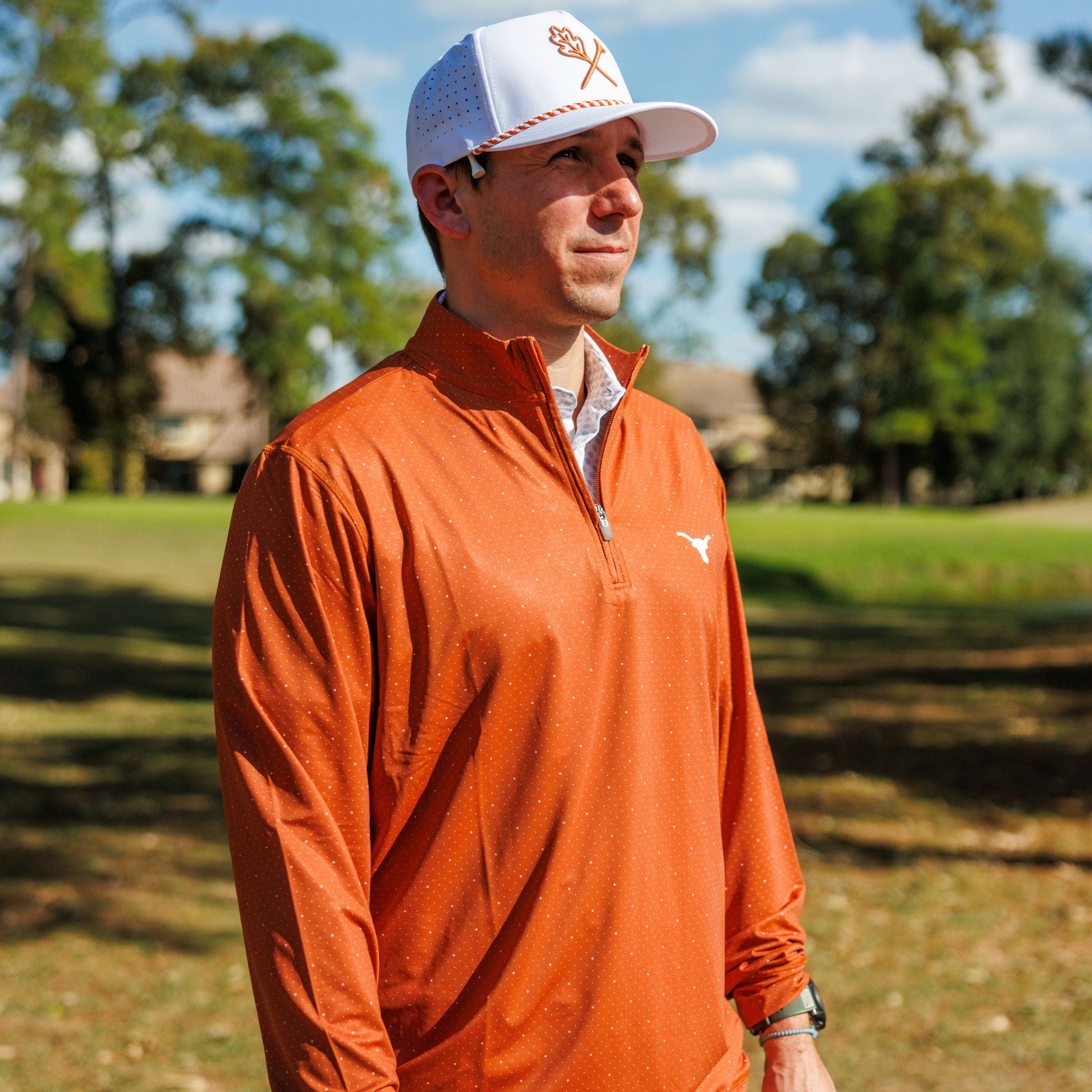 Texas Longhorn Dot Pullover