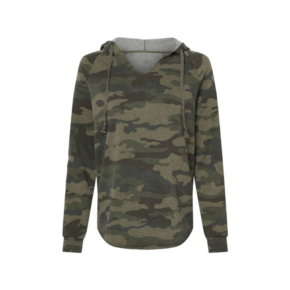 Lightweight Camo Hooded Sweatshirt