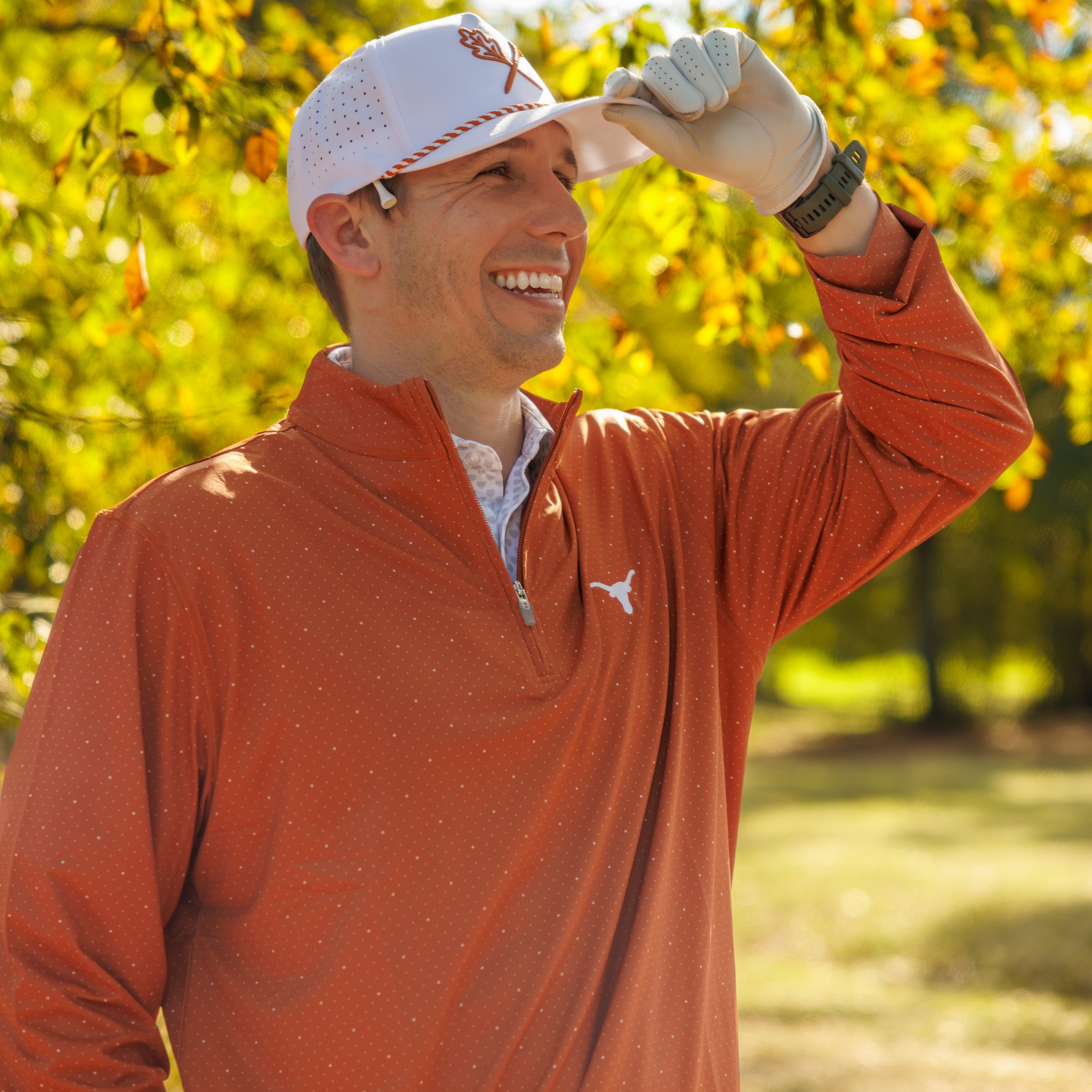 Texas Longhorn Dot Pullover