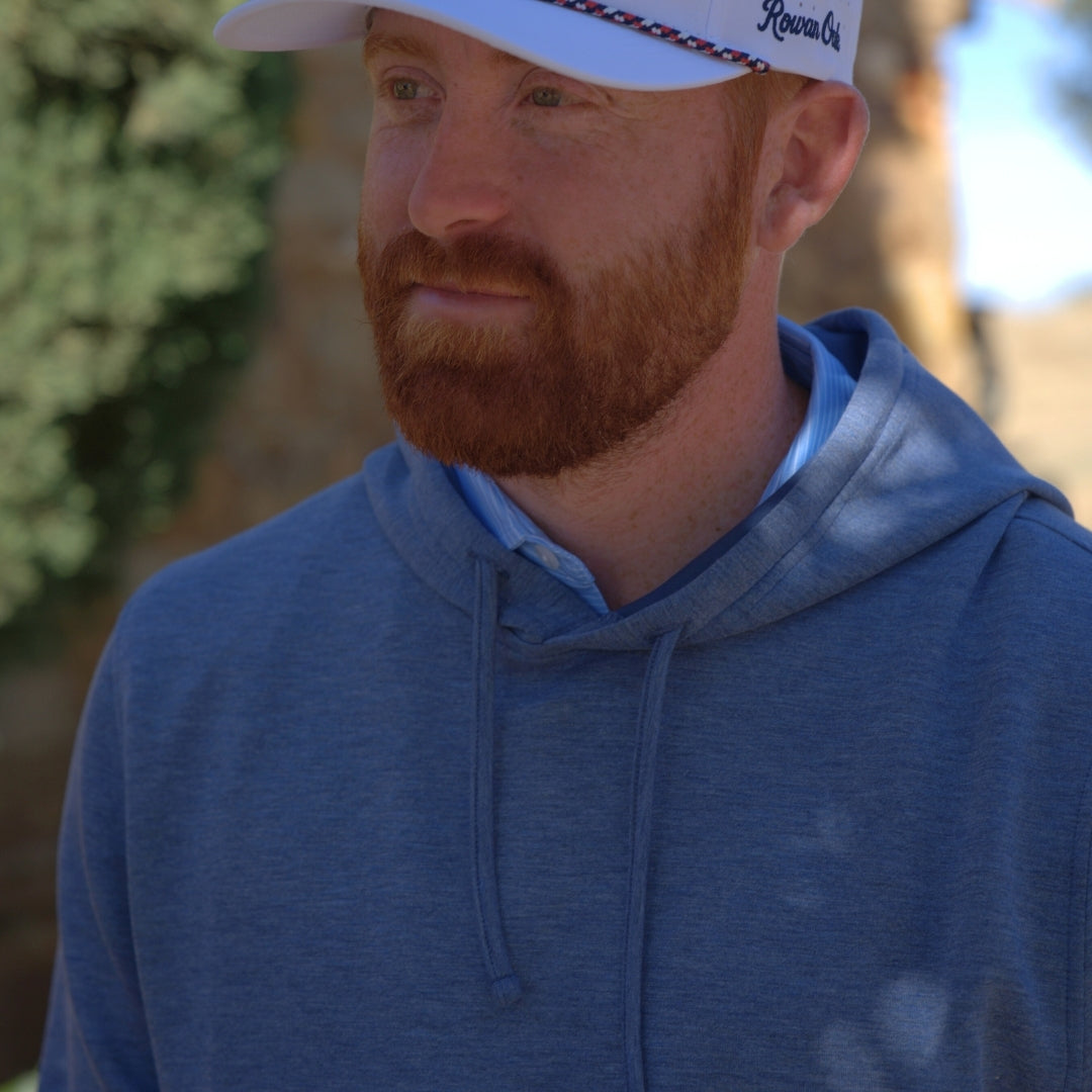 Navy Cloud Hooded Pullover