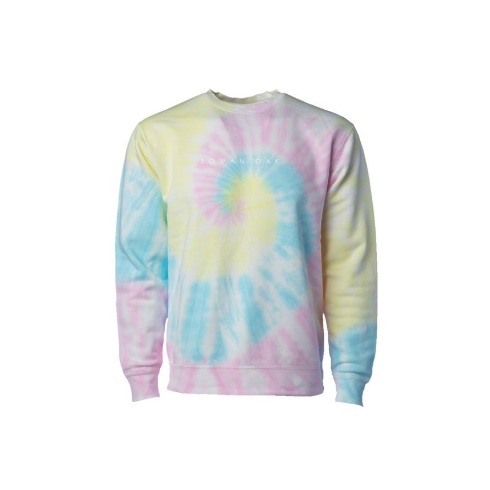 Tie Dye Sunset Swirl Crew Neck