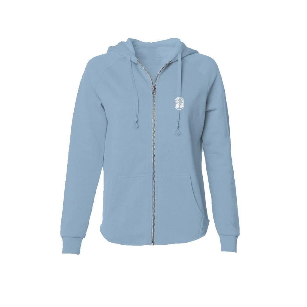 Lightweight Wash Zip Hoodie