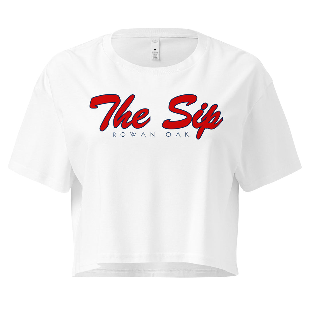 Come To The Sip Crop Top