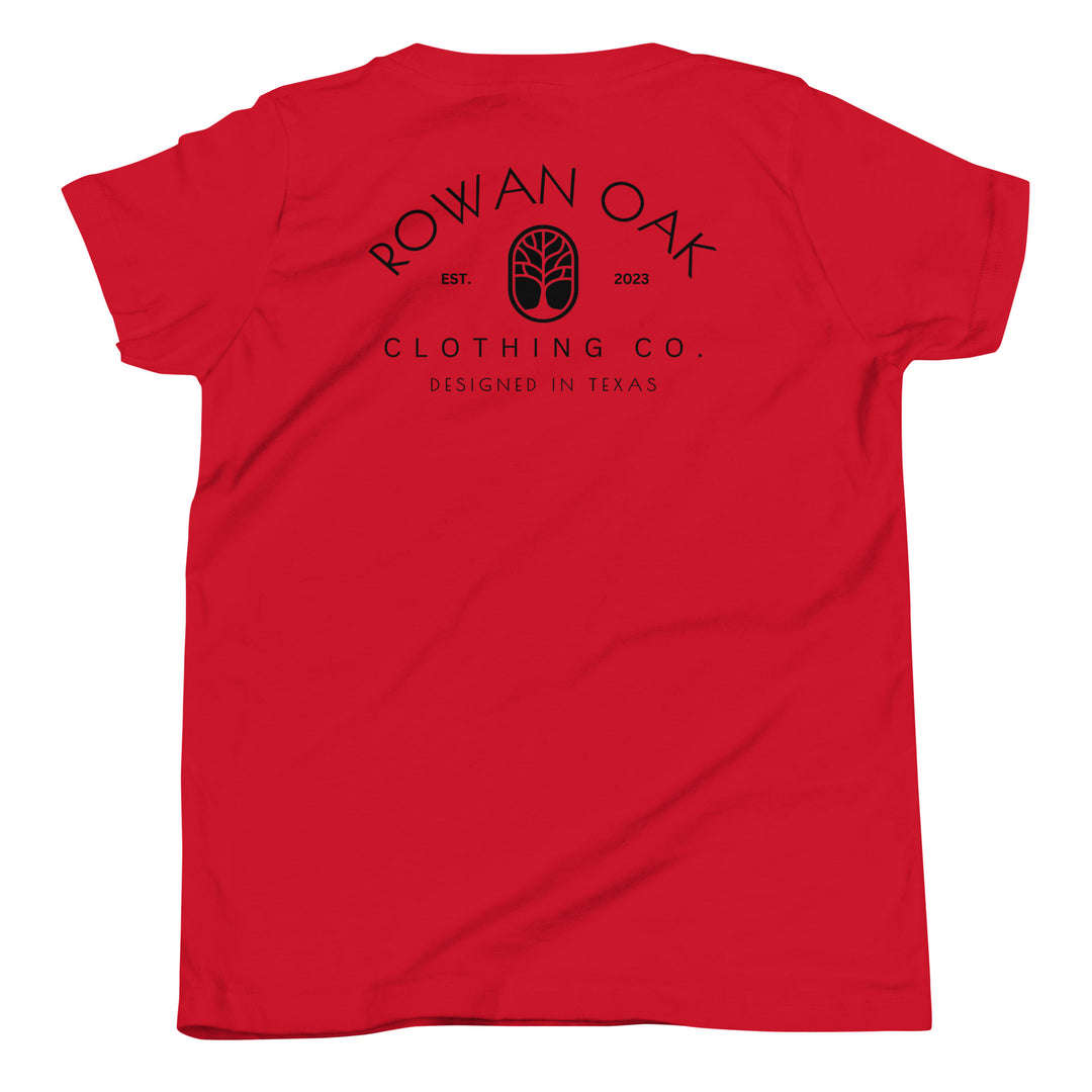 The Rowan Oak Youth T-Shirt (black)