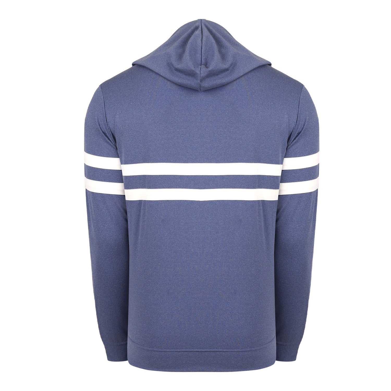 Striped 1/2 Zip Hood